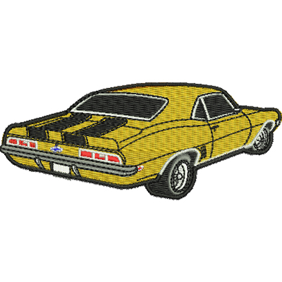 Matriz de matriz Matriz De Bordado Carro Clássico 37